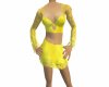 (CS)lacy yellow dress