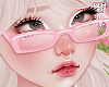 w. Cutie Pink Glasses