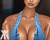 YA.Y2K Denim Dress Blue
