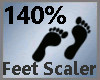 Feet Scaler 140%