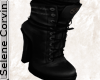 Witch black boots sexy