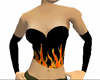 Flame Corset and gloves