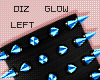 !!D Glow Spike Blue L