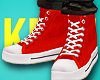 ! 90s kid shoes red