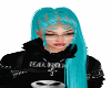 Long Hair Teal Hair