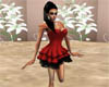red dance skirt 