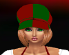GREEN RED PATCH CAP