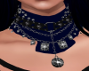 ^HF^Dark Blue Uni Choker