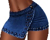 Blue Studded Skirt