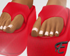 ☆ body red sandals
