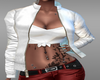 Veste Cuir White