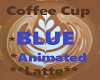 Coffee Cup Blue Animated