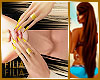 `|Golden Nails+Ring