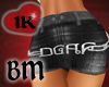 !!1K DGAF BELT SILVER BM