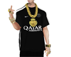 Camisa PSG preta de cria