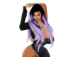 Sexy BlacknPurple Hair