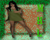 !!Green maternal dress