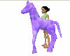 lilac marble horse