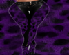 purple cheetah /leather