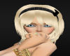 Blond medium hair