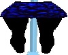 blue skull skirt