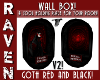 GOTH BLK  RED WALL BOX 2
