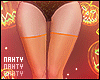 Pumpkin Orange Socks RL