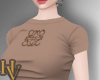 <Hv> BrownTShirt -LW