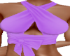 purple bow top