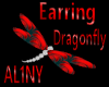 ~ Dragonfly Earring