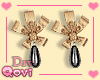 Momo Black Earrings