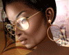 [AA] peArl earRINGs gold