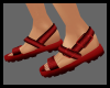 (DP)Red Summer Sandals