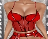 Star Red Corset