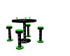 green monsta table/stool