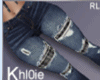 tartan blue grey jeans
