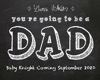 Youre going to be a dad