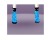 Blue-black heels