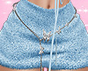 𝔁. Fur+chain blue