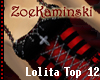 First Lolita Red Top 12