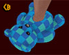 Teal Teddy Slipr Plad F
