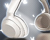 (M) Headphones White