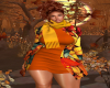 [L] Fall Leaves Coat Set