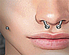 Dimples Septum Piercing