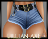 [la] Belted Jean Shorts