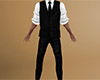 Black Vest Tie Outfit M