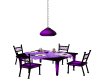 Purple Dinner Table