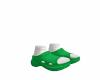 green pool croc