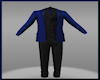 Male Suit Open BlackBlue