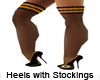 Heels w/Stockings Orange